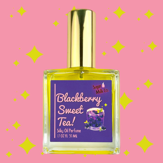 Blackberry Sweet Tea Perfume, Hair and Body Perfume, Niche Perfumes, gourmand perfumes.