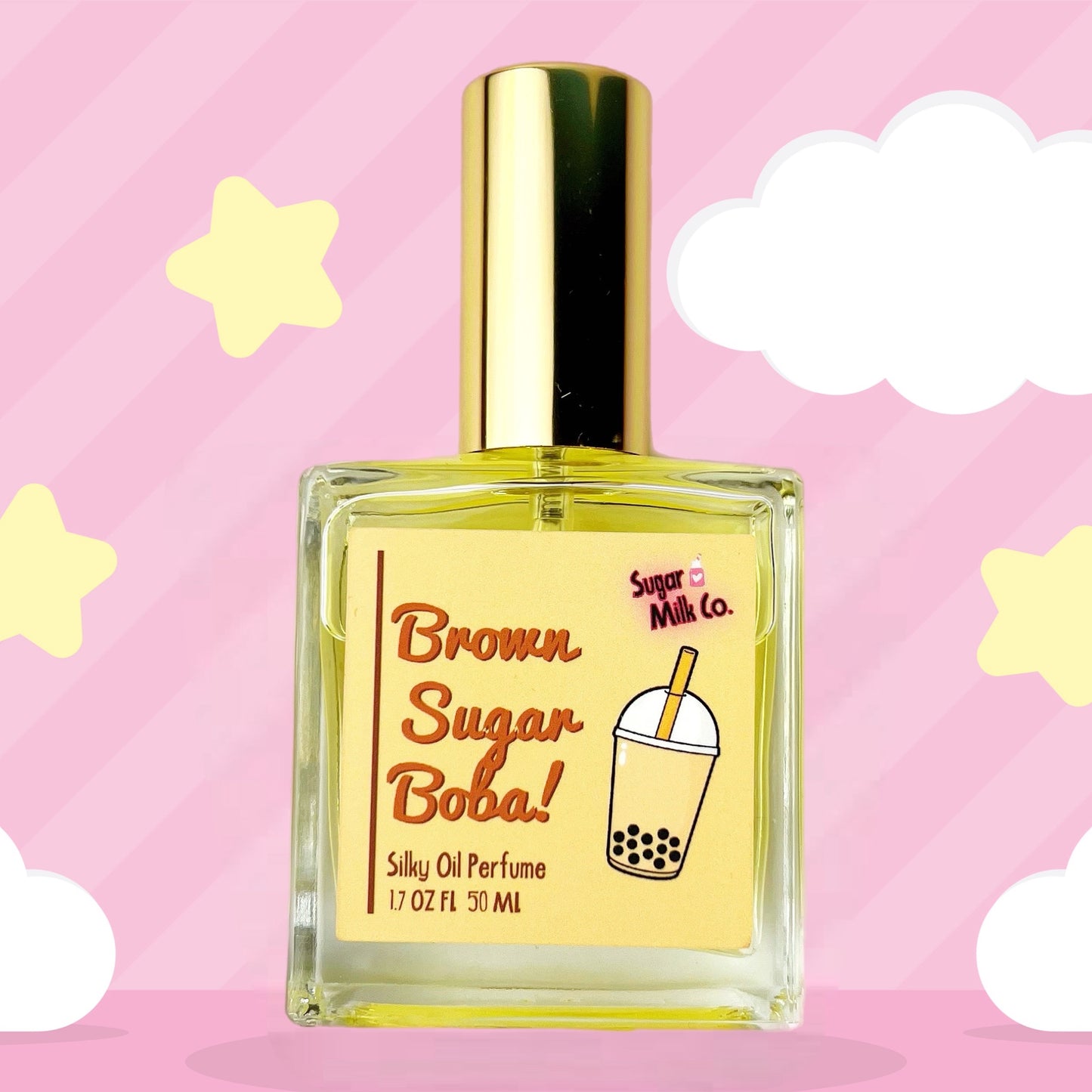Brown Sugar Boba Perfume, Hair and Body Perfume, Niche Perfumes, gourmand perfumes.