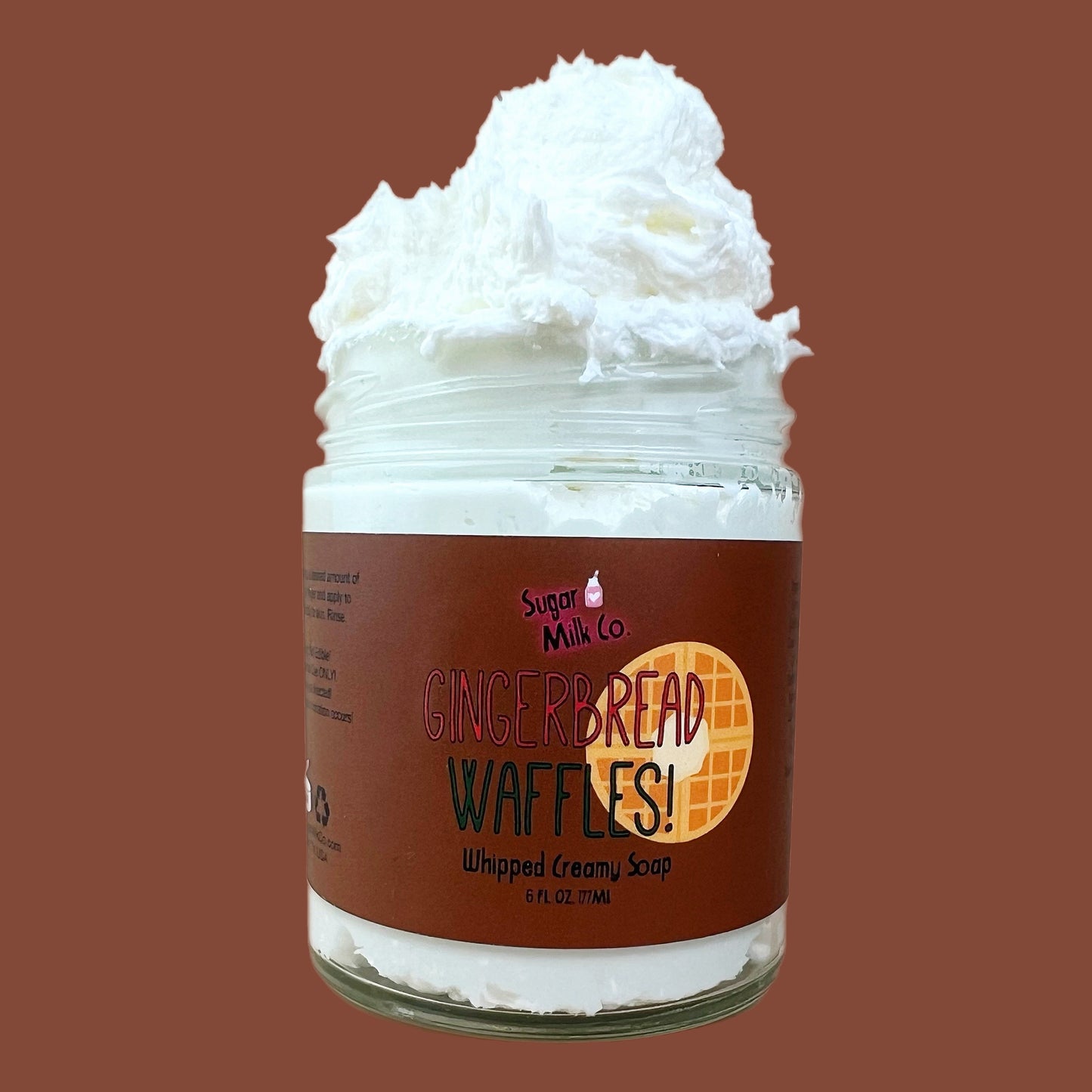 Gingerbread Waffles Whipped Soap