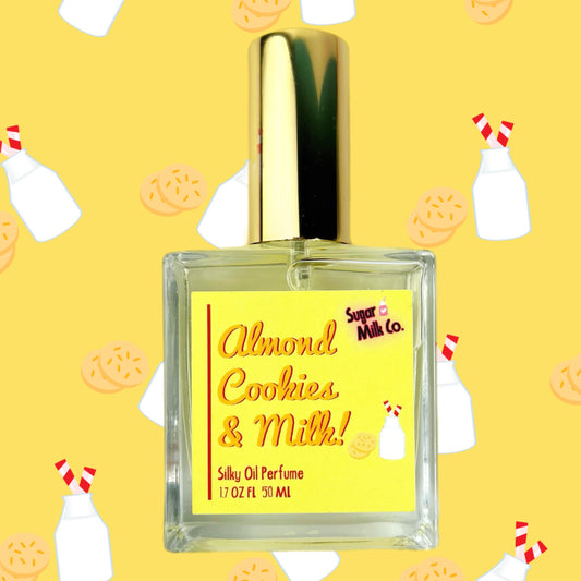 Almond Cookies Perfume, Hair and Body Perfume, Niche Perfumes, gourmand perfumes.