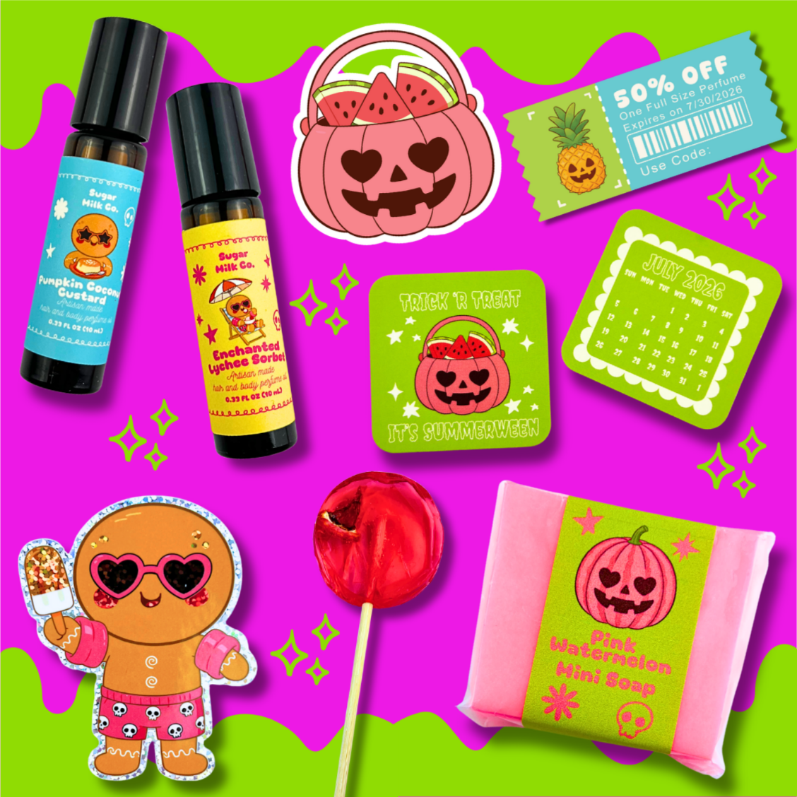 Summerween June Snail Mail Box
