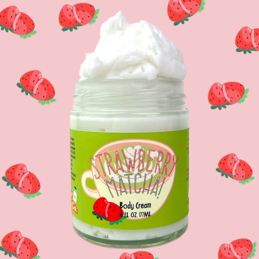 Strawberry Matcha Body Cream
