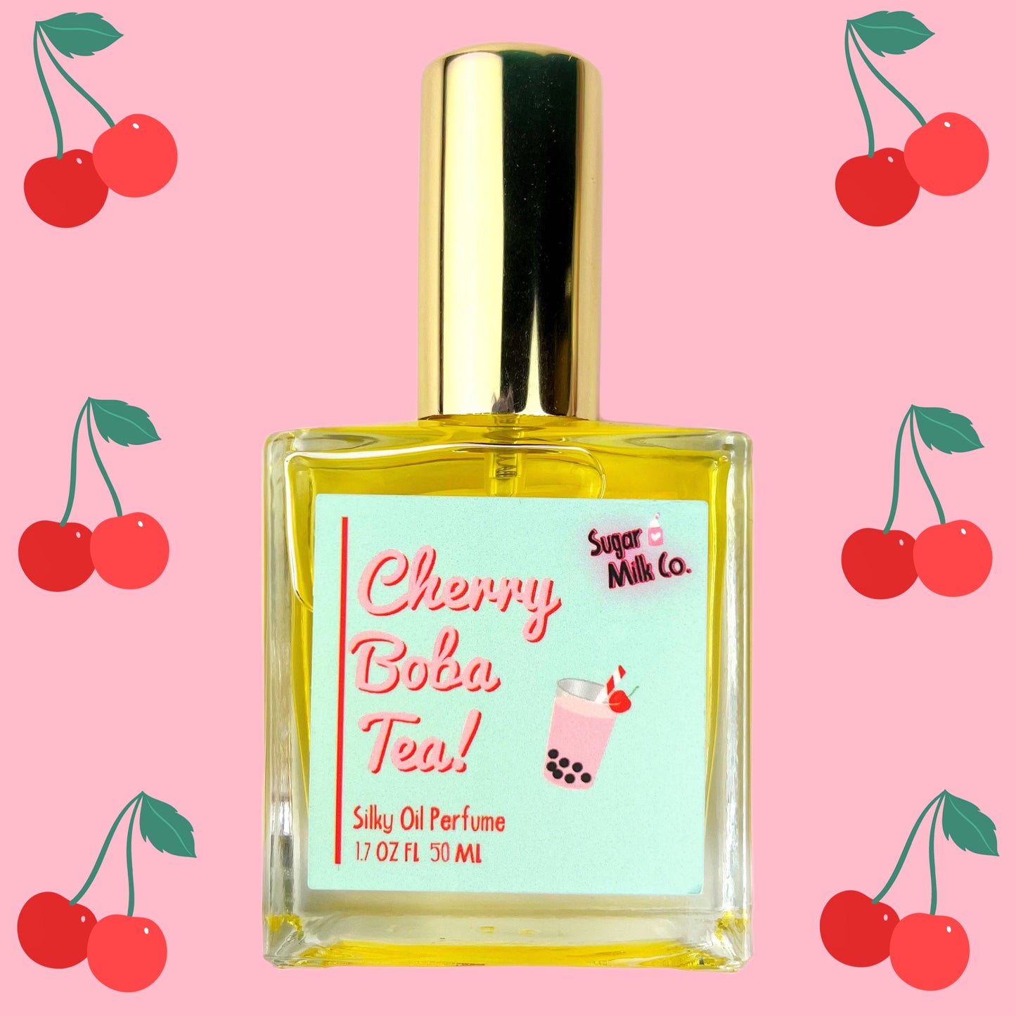 Cherry Boba Tea Perfume Oil
