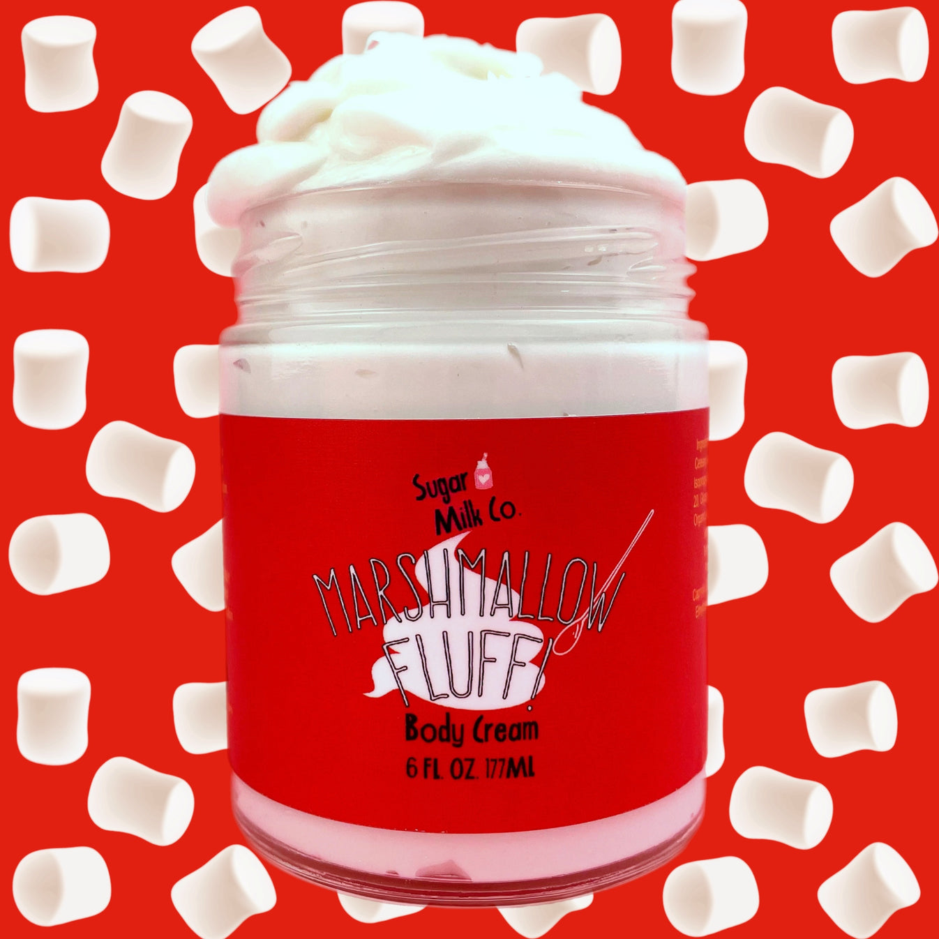 Marshmallow Fluff Body Cream Sugar Milk Co.