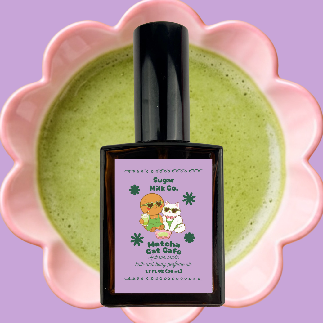 Matcha Cat Cafe Perfume Oil