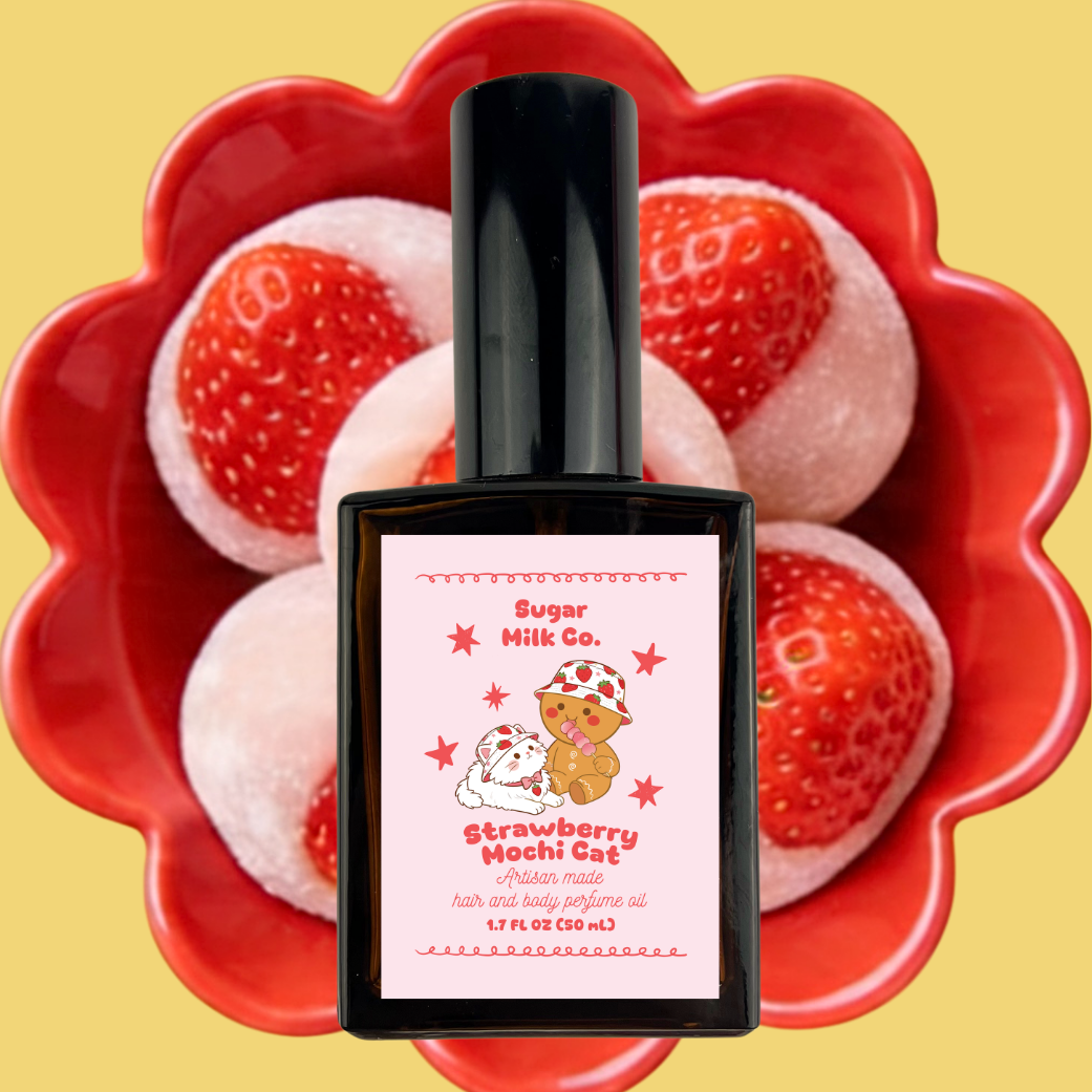 Strawberry Mochi Cat Perfume Oil