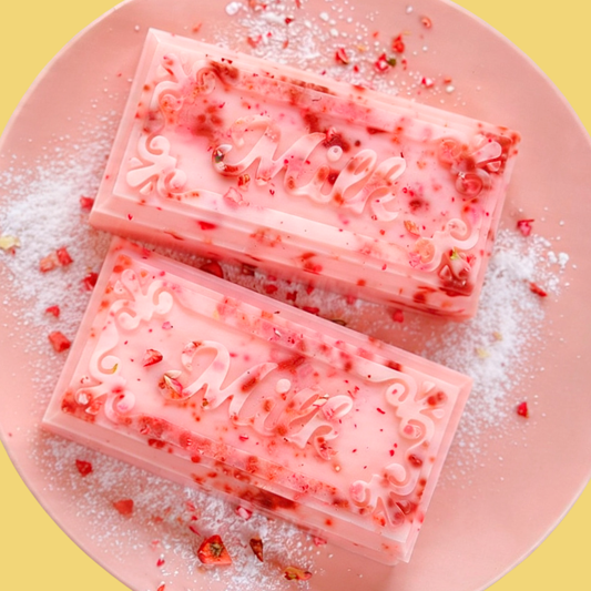 Strawberry Mochi Cat Soap Bar