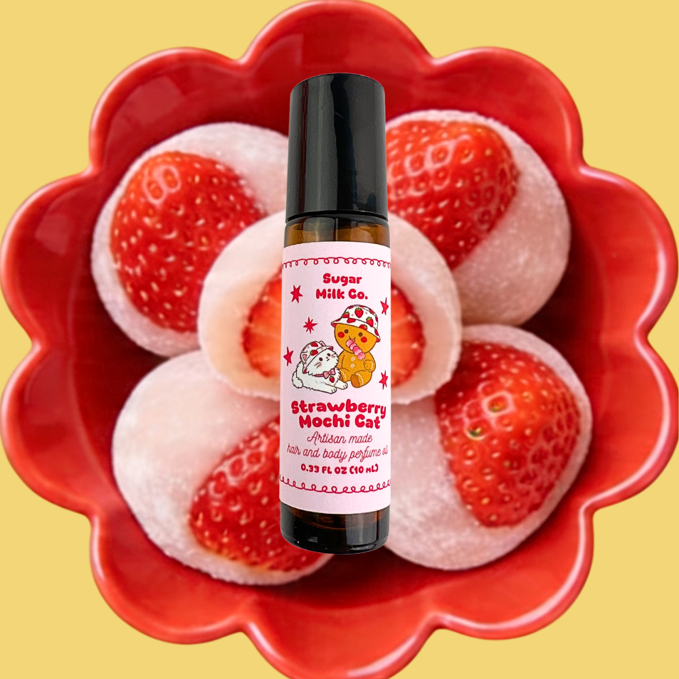 Strawberry Mochi Cat Perfume Oil