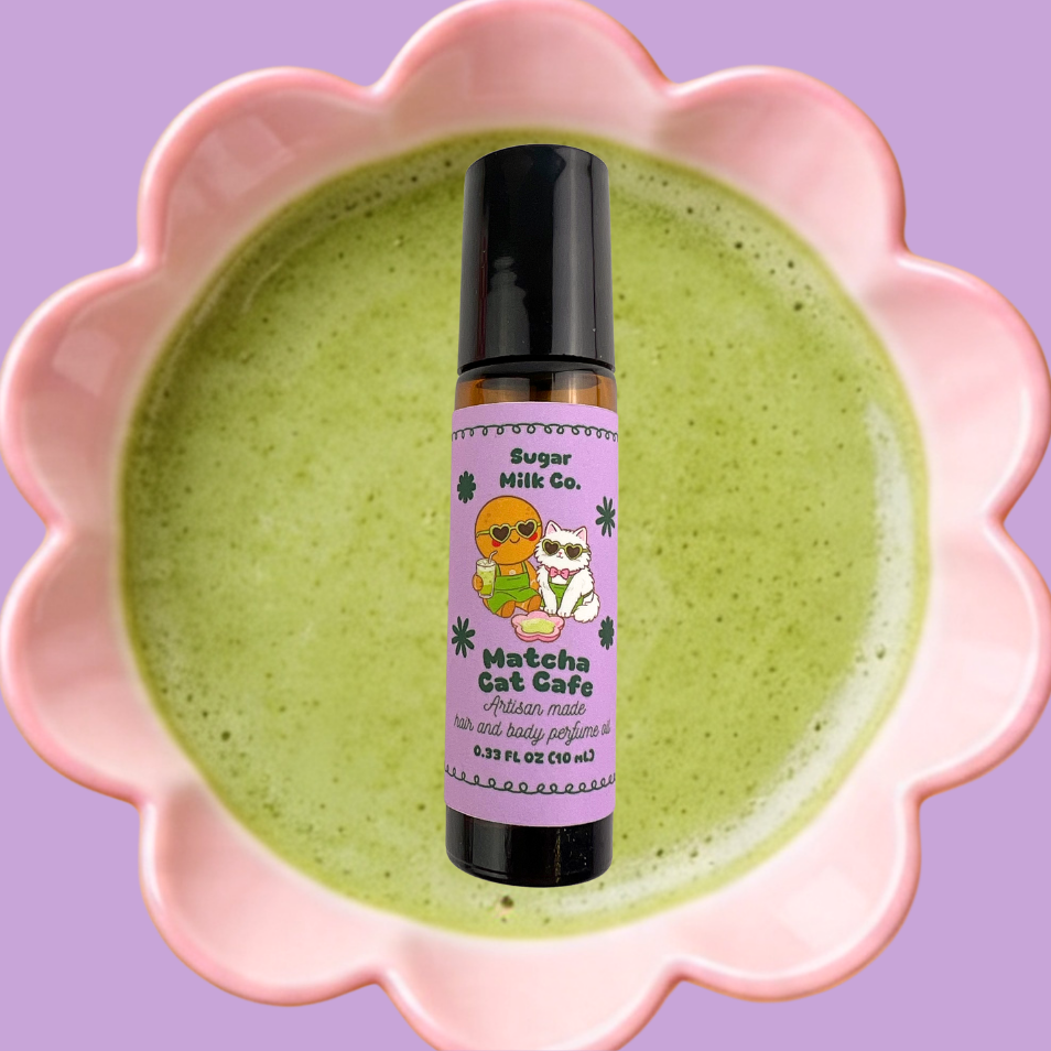 Matcha Cat Cafe Perfume Oil