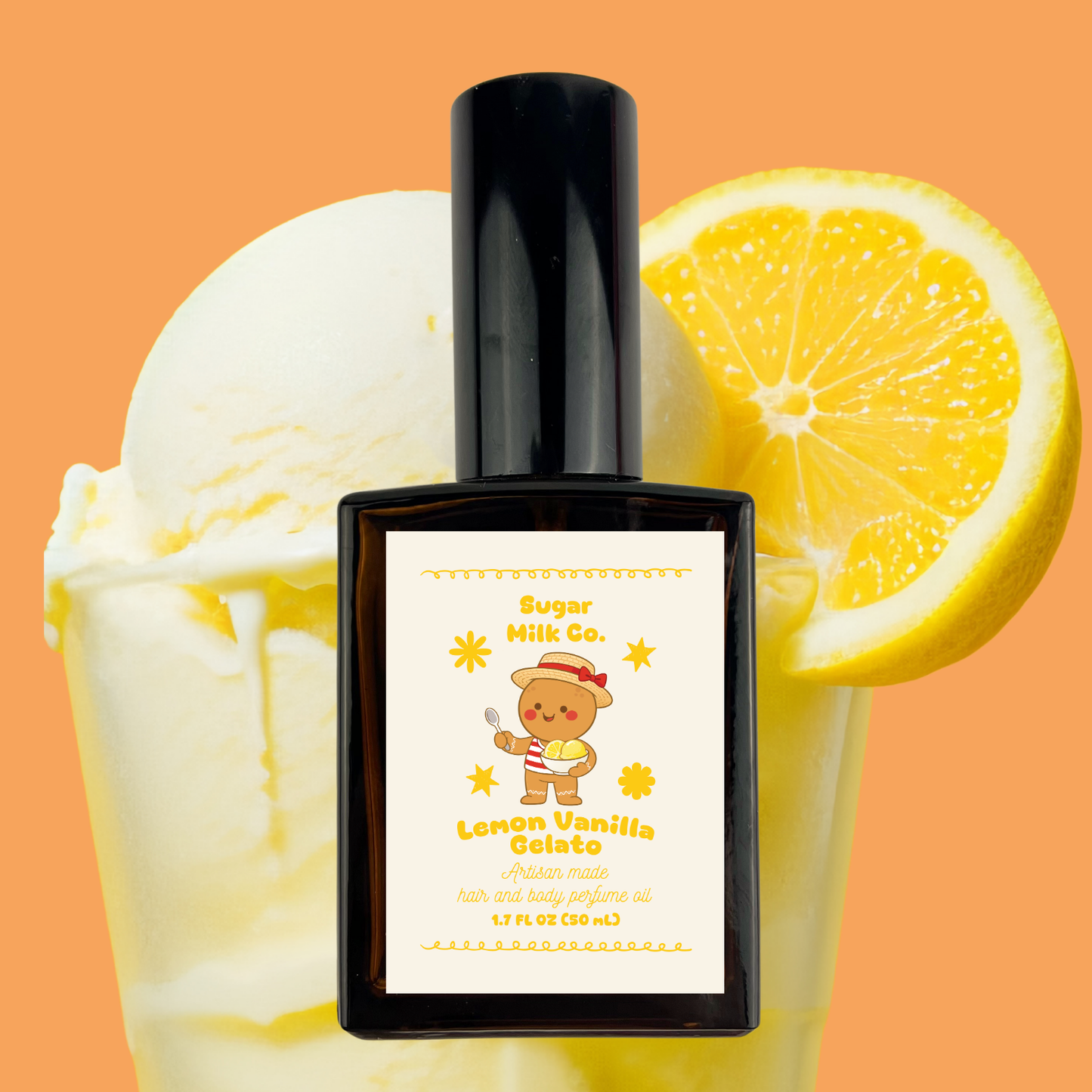 Lemon Vanilla Gelato Perfume Oil