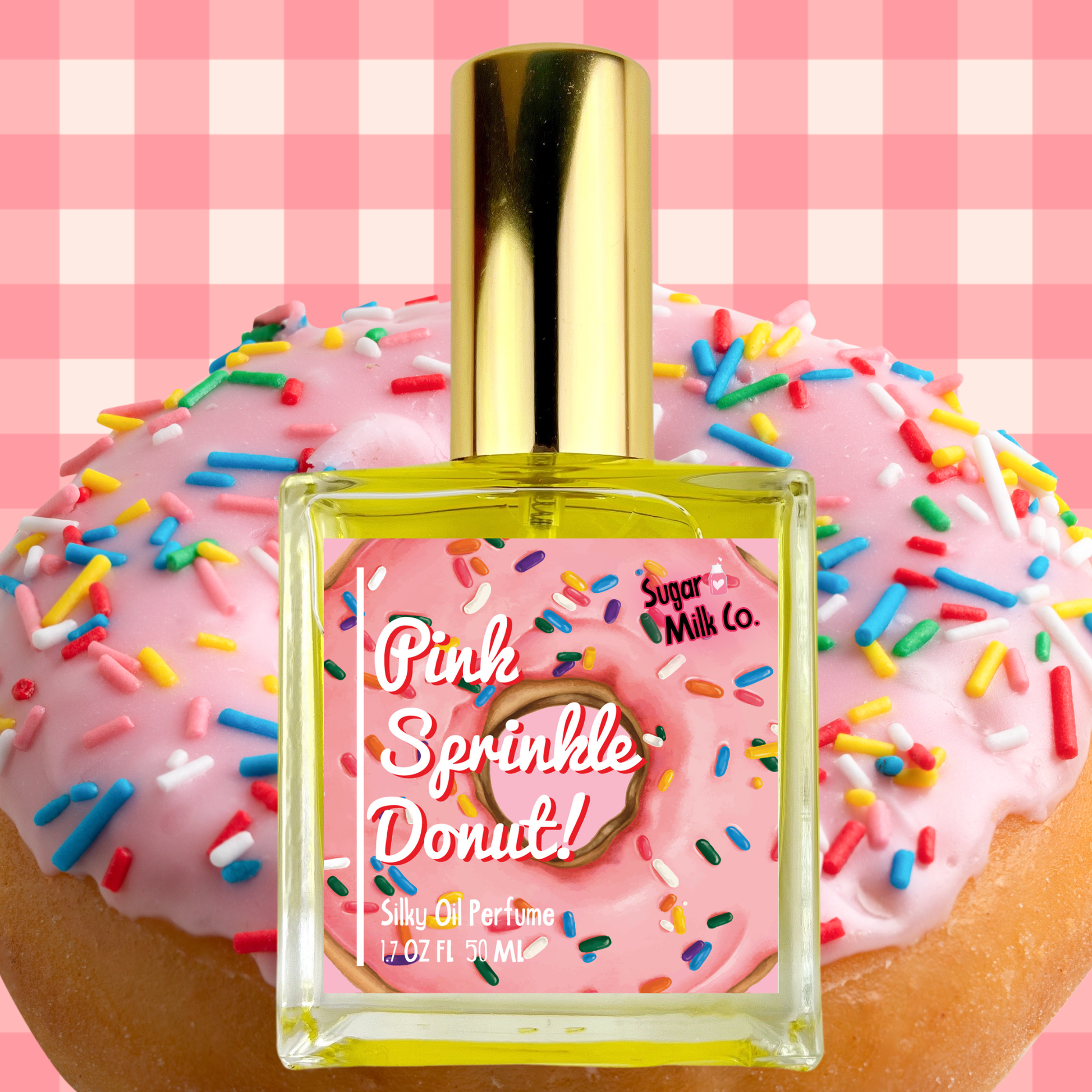 Pink Sprinkle Donut Perfume Oil - Sugar Milk Co.