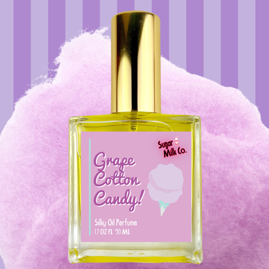 Grape Cotton Candy Perfume Oil - Sugar Milk Co.