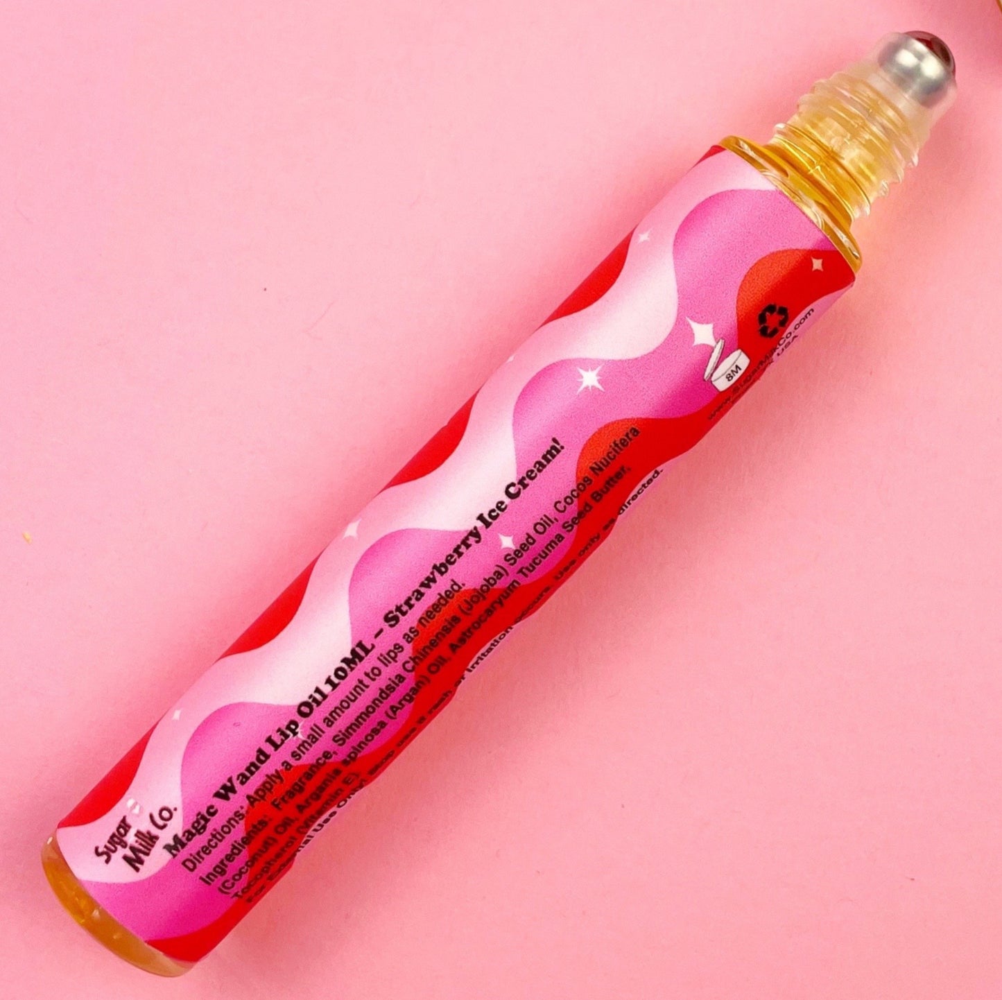 Magic Wand Lip Oil- Strawberry Ice Cream!