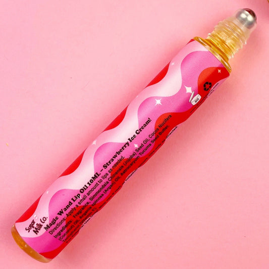 Magic Wand Lip Oil- Strawberry Ice Cream!