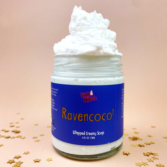 Raven Coco Whipped Soap